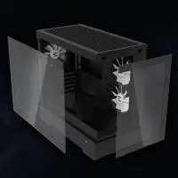 Кутия Zalman P30 Black aRGB Case mATX Tempered Glass