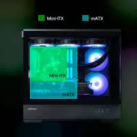 Кутия Zalman P30 Black aRGB Case mATX Tempered Glass