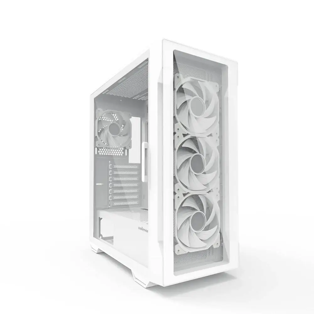 Кутия Zalman I3 NEO TG White aRGB Case ATX Tempered Glass