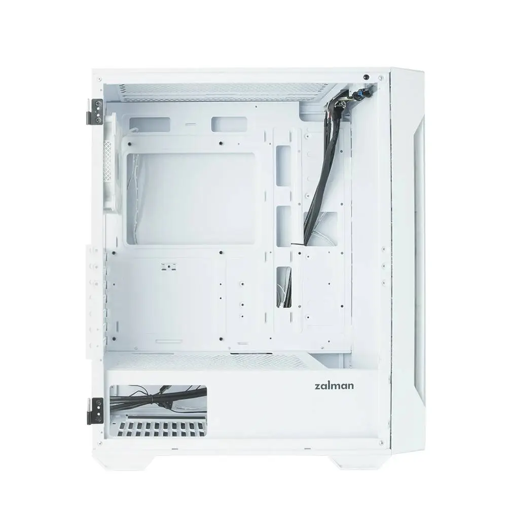 Кутия Zalman I3 NEO TG White aRGB Case ATX Tempered Glass