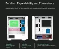 Кутия Zalman I3 NEO TG White aRGB Case ATX Tempered Glass