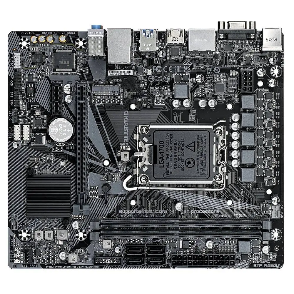 Дънна платка Gigabyte H610M S2H V3 DDR4