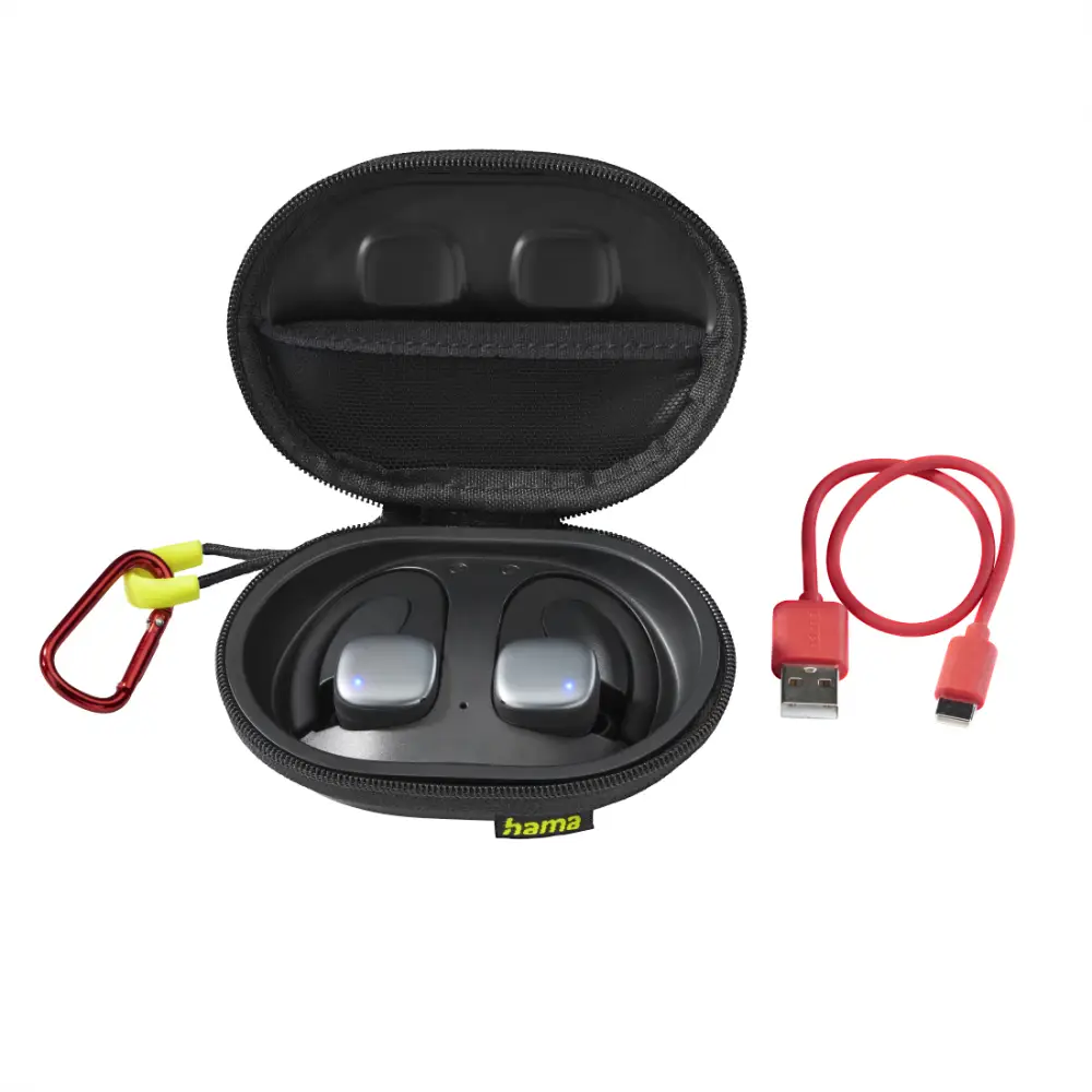 Hama Блутут слушалки "Spirit Athletics" Bluetooth&reg;, True Wireless, Ear Hook, черно/жълто
