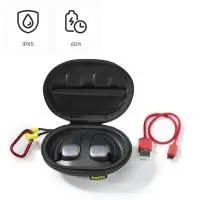 Hama Блутут слушалки "Spirit Athletics" Bluetooth&reg;, True Wireless, Ear Hook, черно/жълто