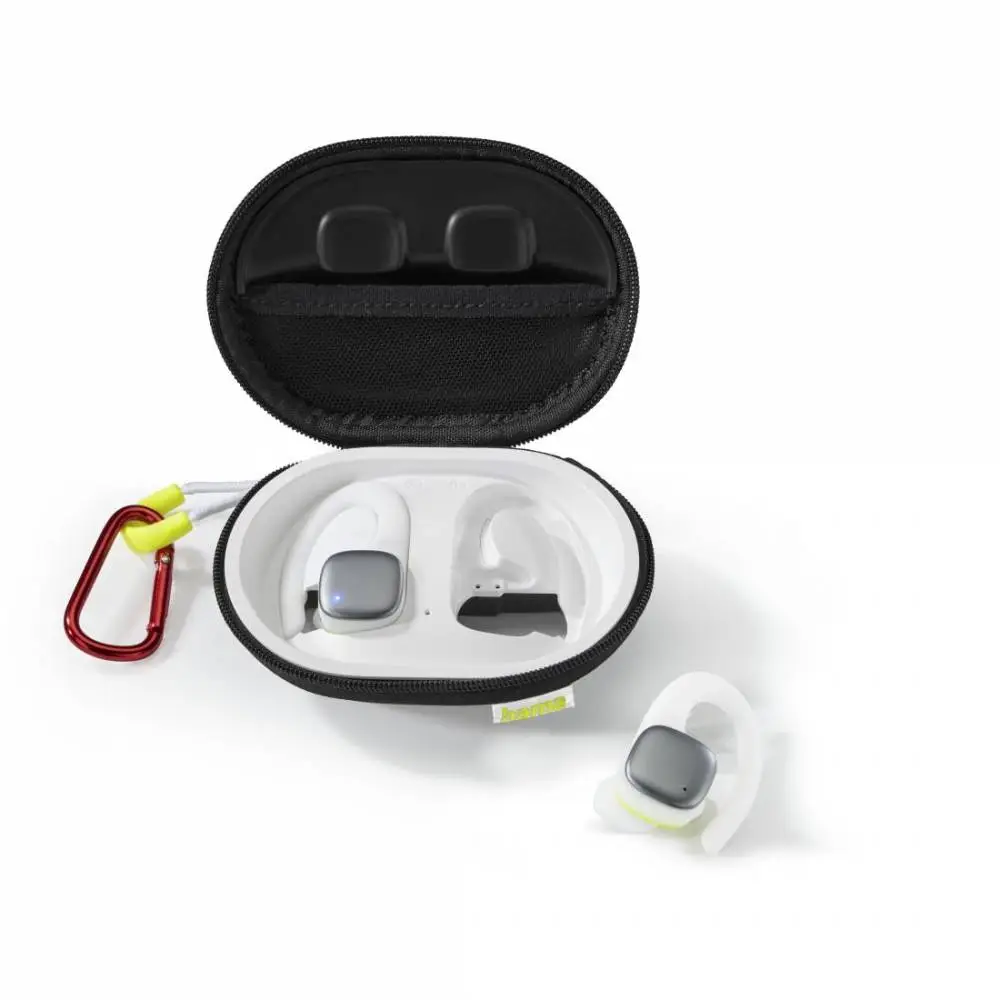 Hama Блутут слушалки "Spirit Athletics" Bluetooth&reg;, True Wireless, Ear Hook, бяло/жълто