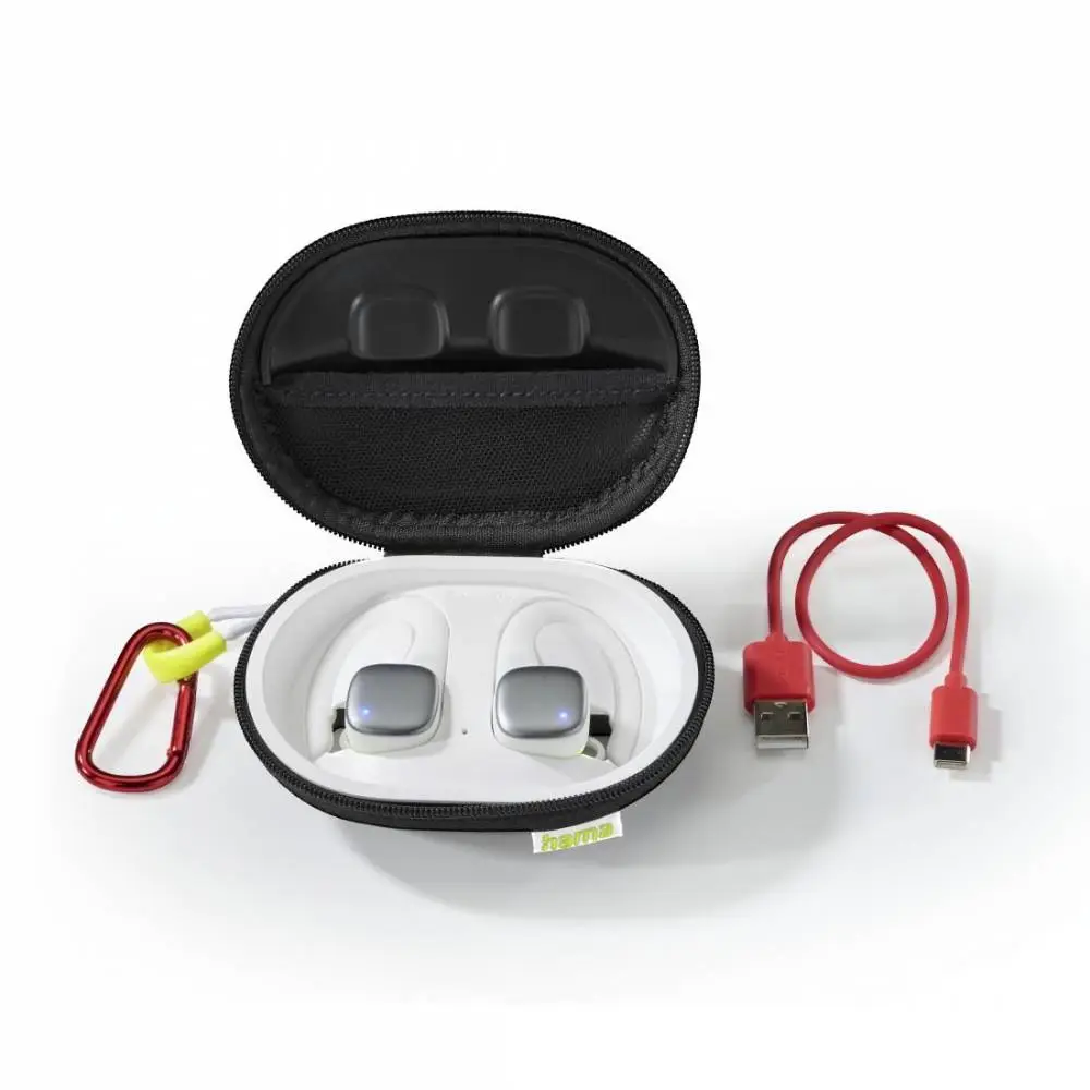 Hama Блутут слушалки "Spirit Athletics" Bluetooth&reg;, True Wireless, Ear Hook, бяло/жълто
