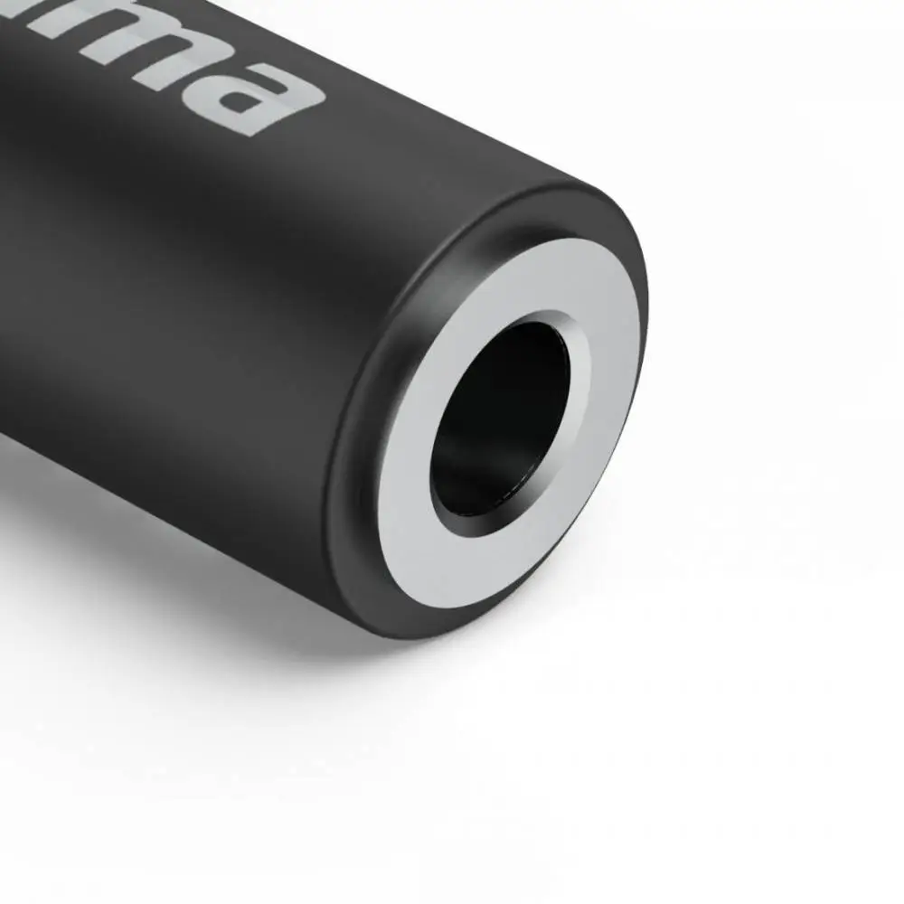 HAMA Адаптер Hama USB-C &ndash; 3,5 mm жак, Aux, 90&deg;, черен