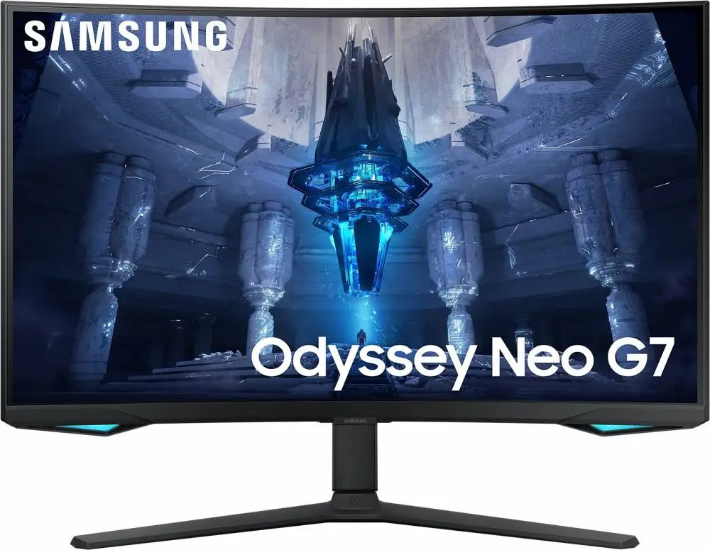 Монитор SAMSUNG Odyssey Neo G7 G75NB LS32BG750NPXEN, 32", VA Curved, UHD 3840x2160, 165Hz, 1ms, HDR, AMD FreeSync Premium, DP, HDMI, USB