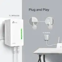 PowerLine адаптер TP-Link TL-WPA4220 AV600 WiFi удължител Starter Kit