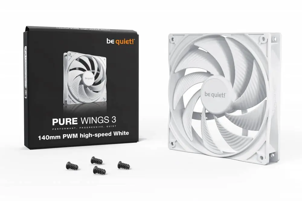Вентилатор be quiet! Pure Wings 3 140mm PWM high-speed White - BL113