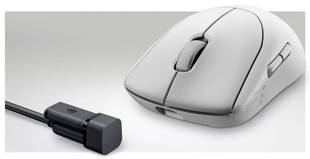 Геймърска мишка Alienware Pro Wireless Gaming Mouse Lunar Light - 545-BBFN-14