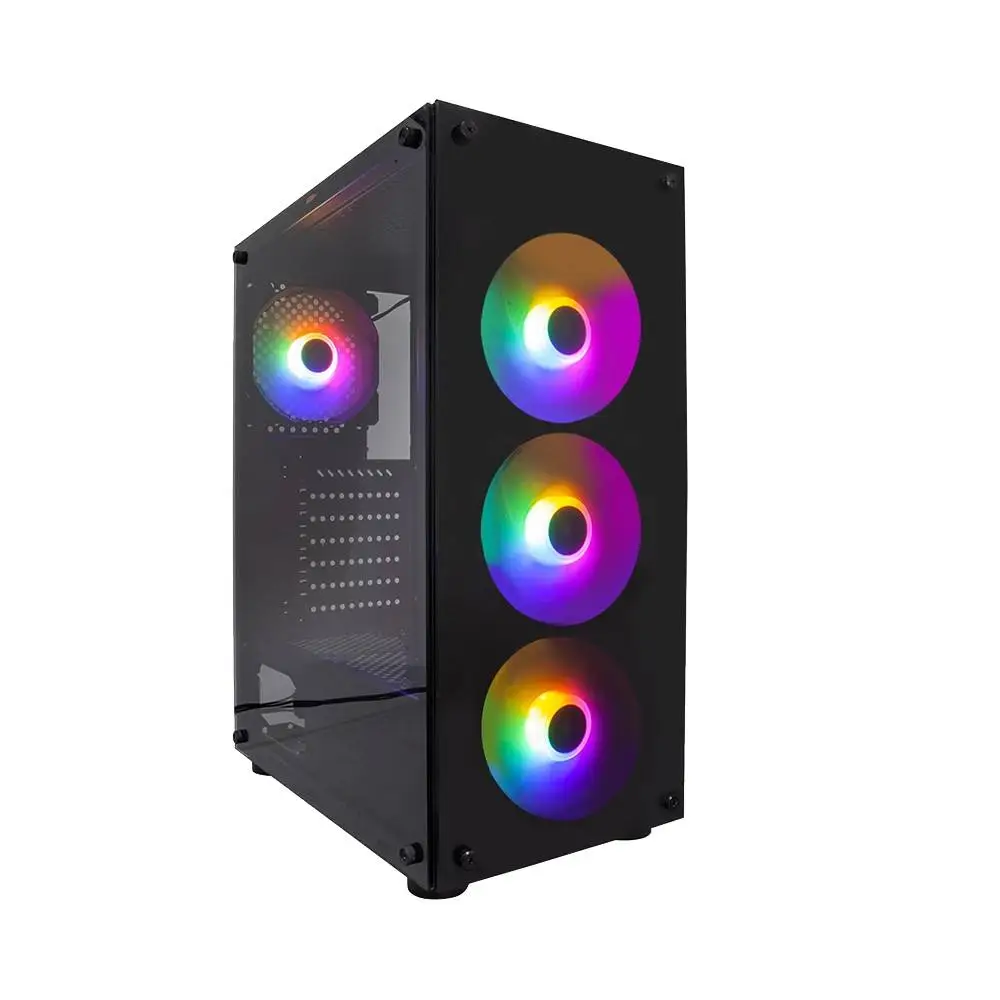Кутия 1stPlayer Fire Dancing V3-B RGB Case ATX 4 fans included