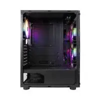 Кутия 1stPlayer Fire Dancing V3-B RGB Case ATX 4 fans included