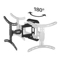 Стенна стойка за TV Fullmotion, 165 см, 32-65 ",400х400