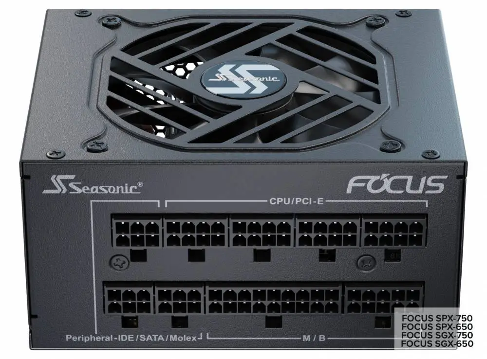 Захранване Seasonic FOCUS SGX-750 (750W) 80 Plus Gold SFX PSU, Full Modular - SSR-750SGX 