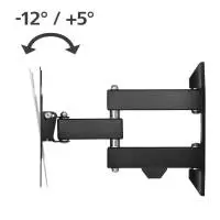 Стенна стойка за TV, Fullmotion, 122 cm (48"), 2 рамена, до 20 кг