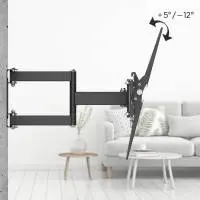 Стенна стойка за TV, Fullmotion, 122 cm (48"), 2 рамена, до 20 кг