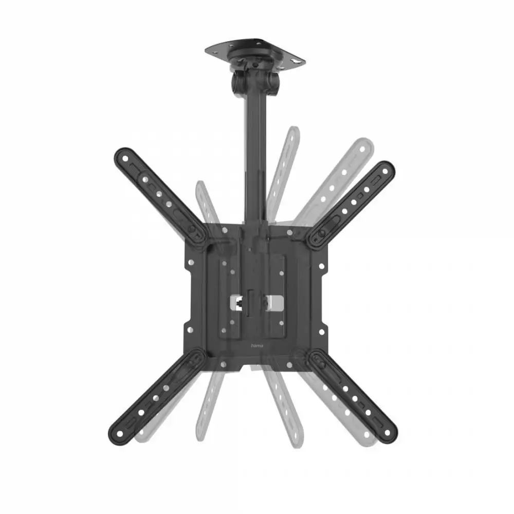 Стойка за таван HAMA TV, регулируемa, 400x400, 165 см (65"), черна