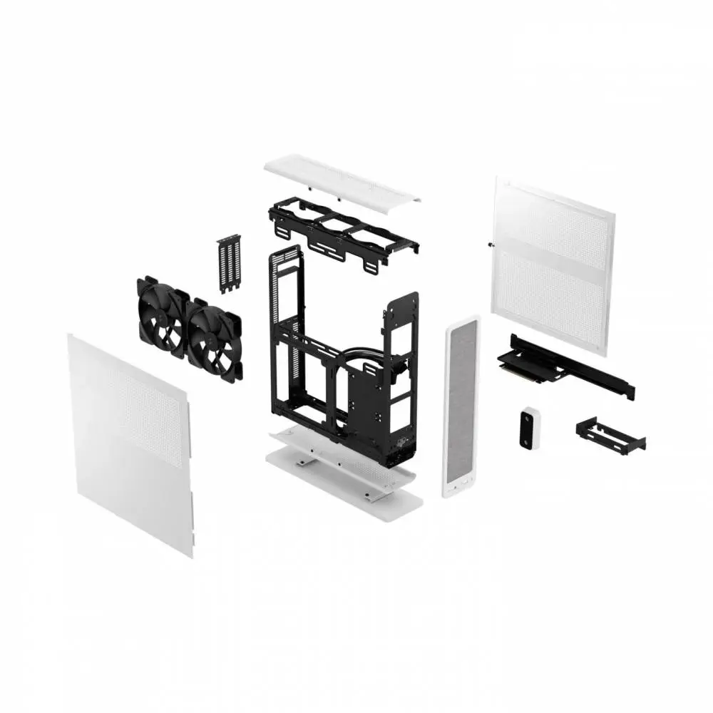 Кутия Fractal Ridge White ITX PCIe 4.0 - FD-C-RID1N-12