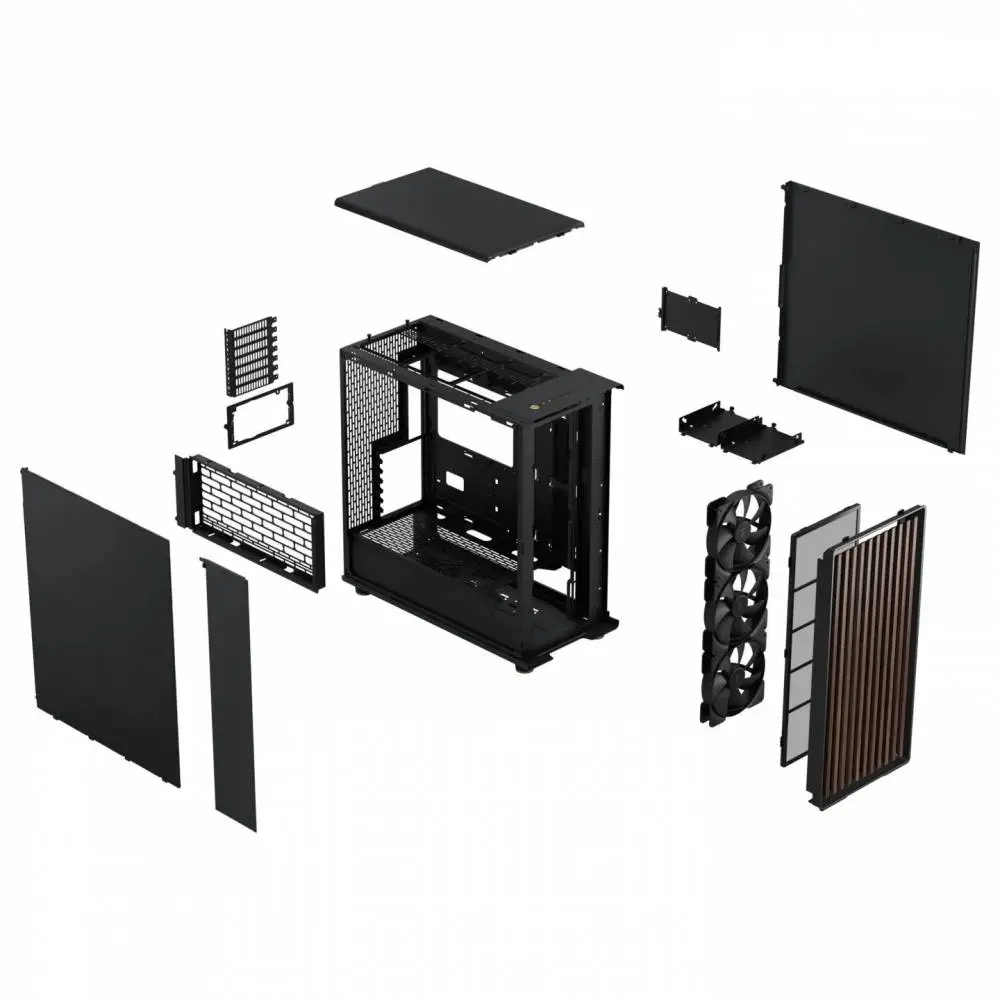 Кутия Fractal North XL Charcoal Black - FD-C-NOR1X-01