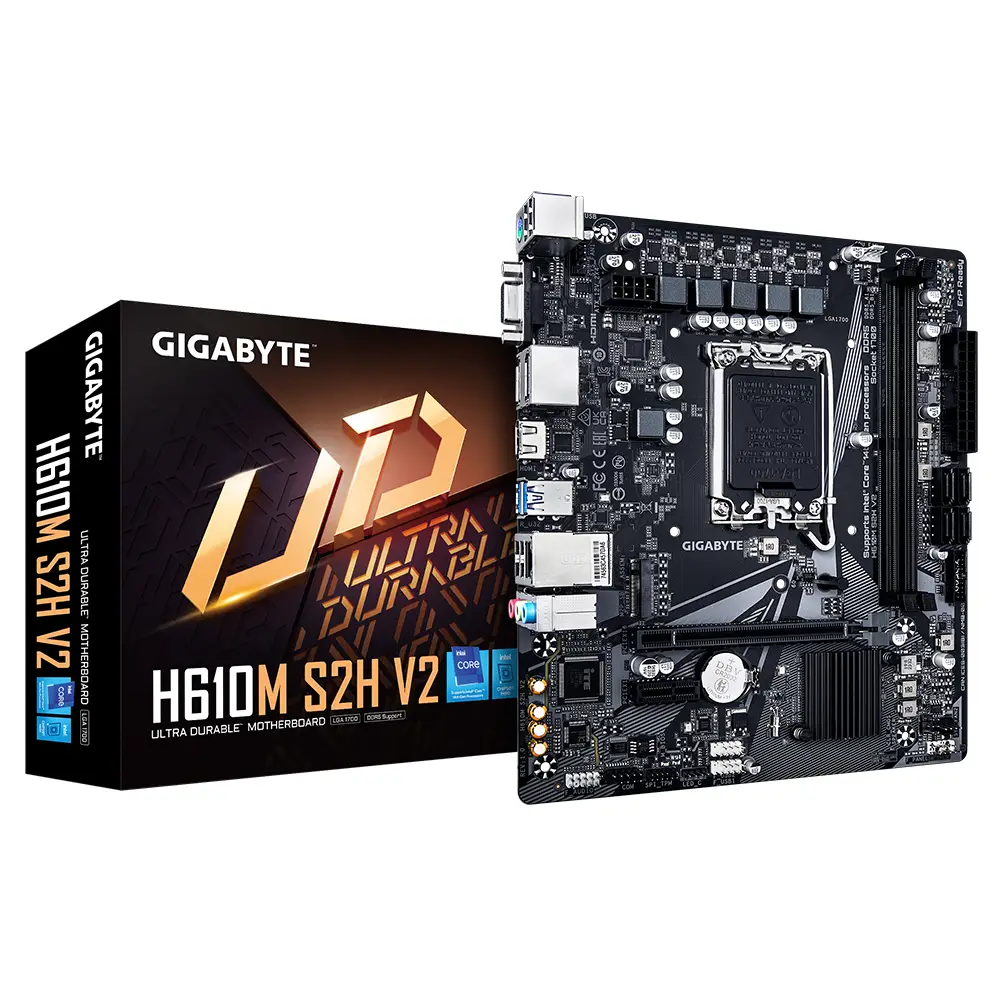 Дънна платка Gigabyte H610M-S2H V2 LGA1700 DDR5