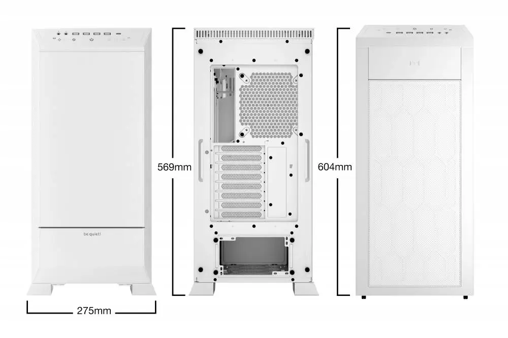 Кутия be quiet! Dark Base Pro 901 White Case EATX - BGW51