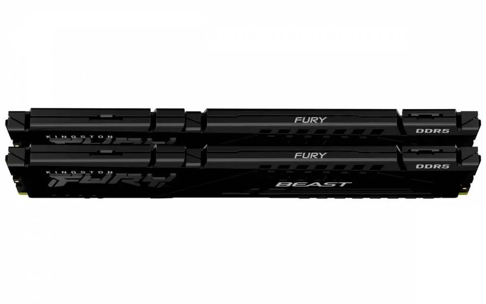 Памет Kingston FURY Beast Black 64GB (2x32GB) DDR5 6000MHz CL30 EXPO - KF560C30BBEK2-64