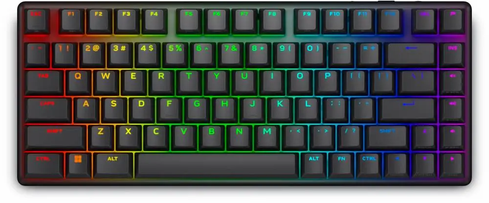 Геймърска клавиатура Alienware Pro Wireless Dark Side of the Moon TKL - 545-BBFQ-14