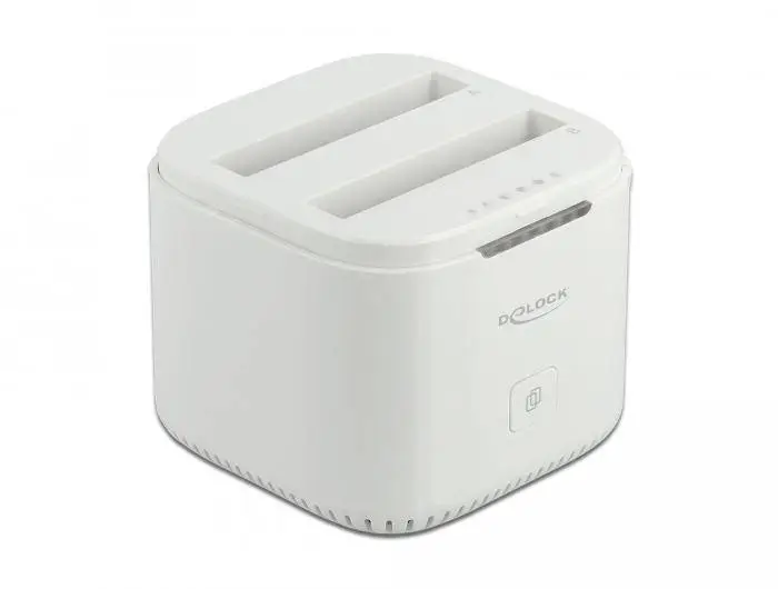 Станция Delock USB-C, За 2 x 2.5&Prime; SATA HDD / SSD, Клониране