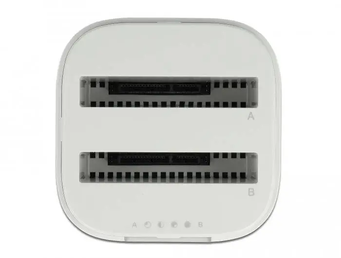Станция Delock USB-C, За 2 x 2.5&Prime; SATA HDD / SSD, Клониране