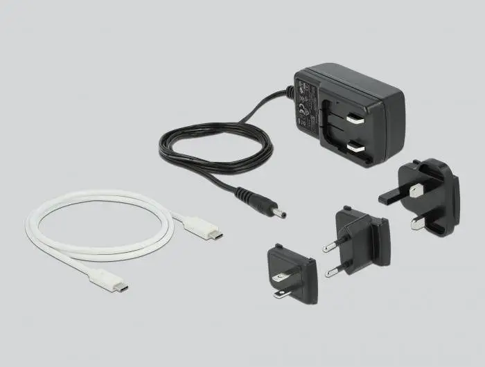 Станция Delock USB-C, За 2 x 2.5&Prime; SATA HDD / SSD, Клониране