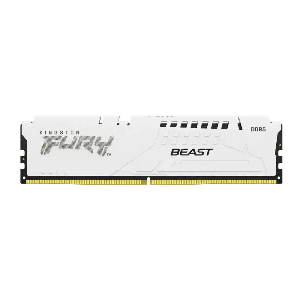 Памет Kingston FURY Beast White 32GB (1x32GB) DDR5 6000MHz CL30 EXPO - KF560C30BWE-32