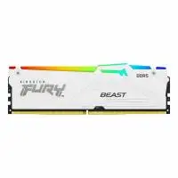 Памет Kingston FURY Beast White RGB 32GB (2x16GB) DDR5 6000MHz CL30 EXPO - KF560C30BWEAK2-32