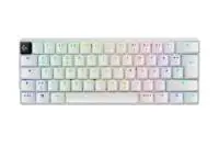 Геймърска клавиатура Logitech Pro X 60 Tactile White, KEYCONTROL, LIGHTSYNC, RGB, Бяла - 920-011930