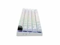 Геймърска клавиатура Logitech Pro X 60 Tactile White, KEYCONTROL, LIGHTSYNC, RGB, Бяла - 920-011930