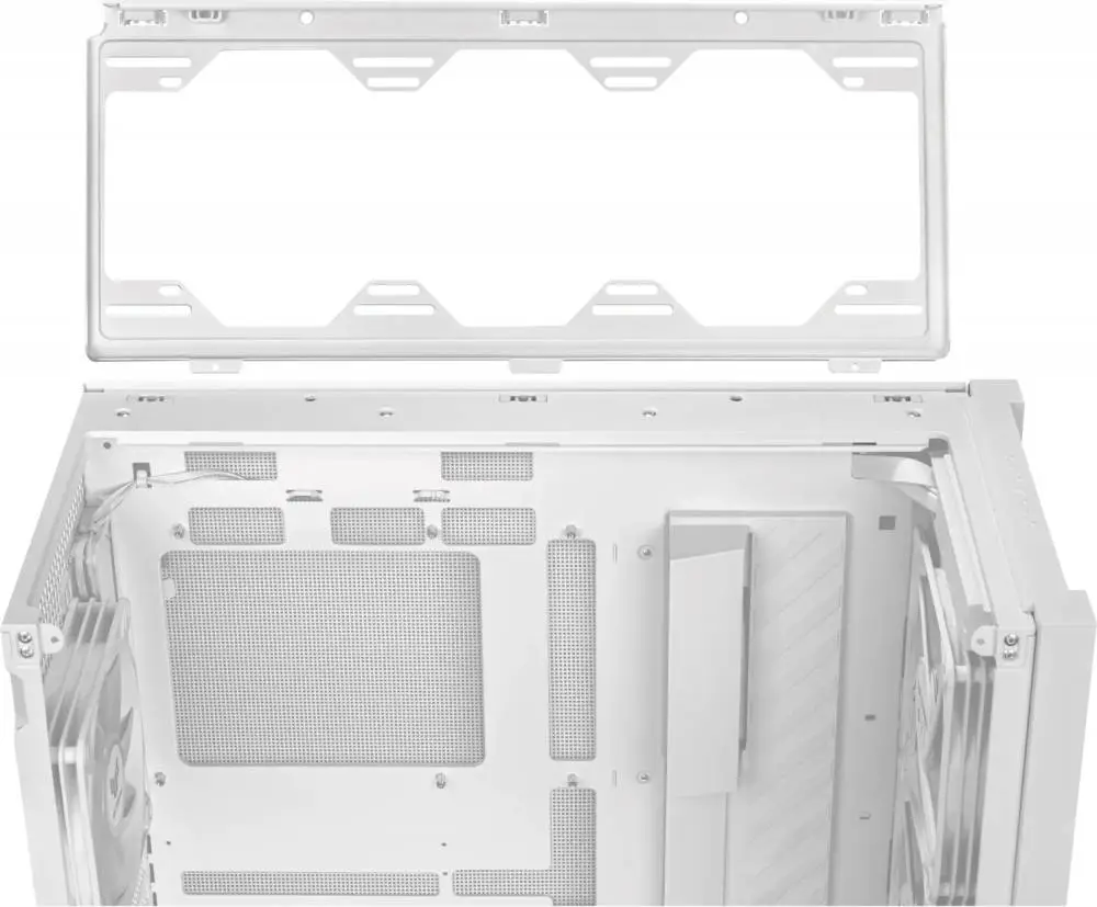 Кутия ASUS TUF GAMING GT302 TG ARGB White Case - 90DC00I3-B19000