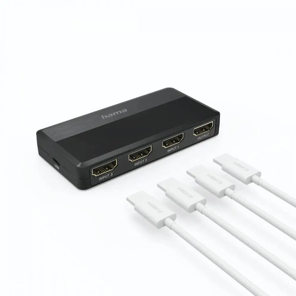 HAMA Превключвател HDMI&trade;, 3 входа, 1 изход