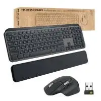 Клавиатура с мишка Logitech MX Keys Bluetooth Combo For Business Gen 2 Graphite US INT - 920-010933 