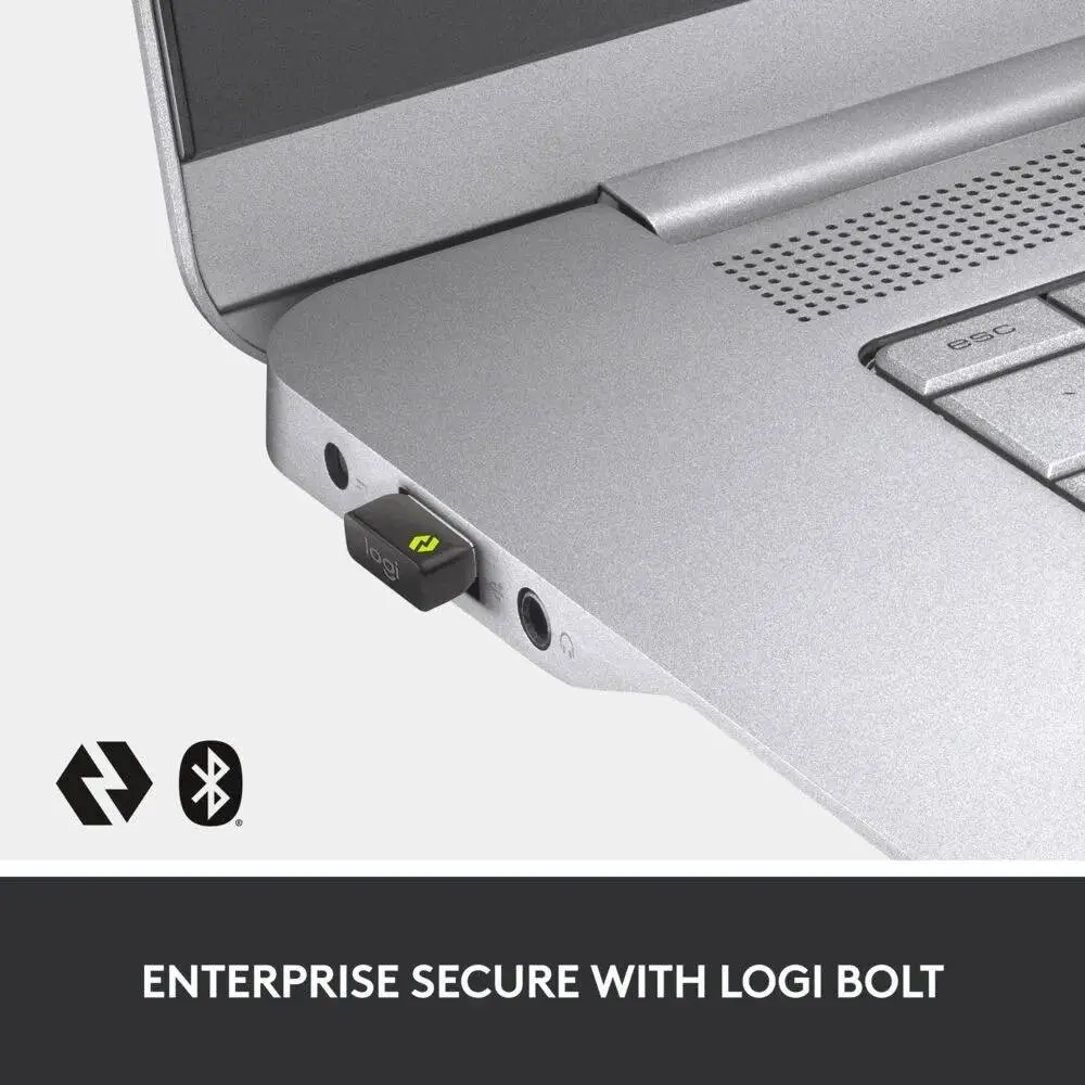 Клавиатура с мишка Logitech MX Keys Bluetooth Combo For Business Gen 2 Graphite US INT - 920-010933 