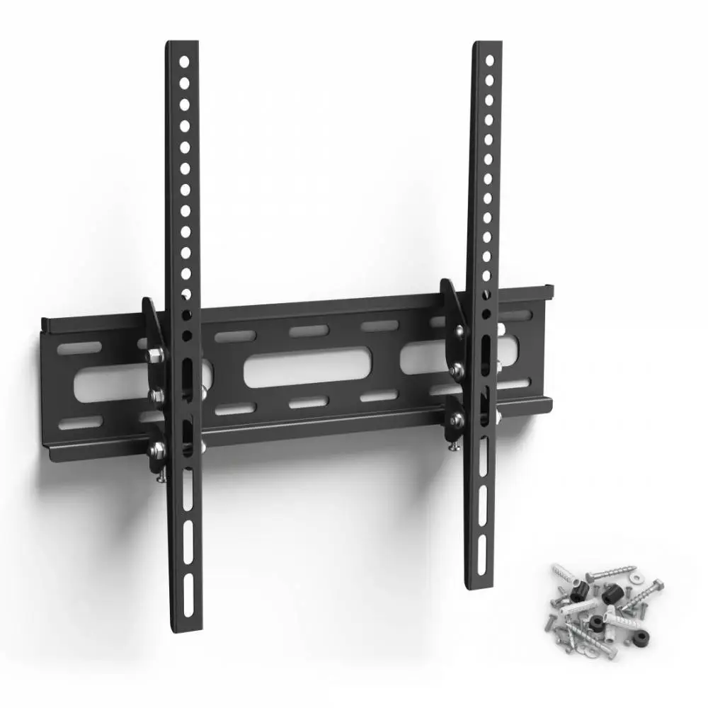 Стенна стойка за TV, 32-75", до 40кг, черна
