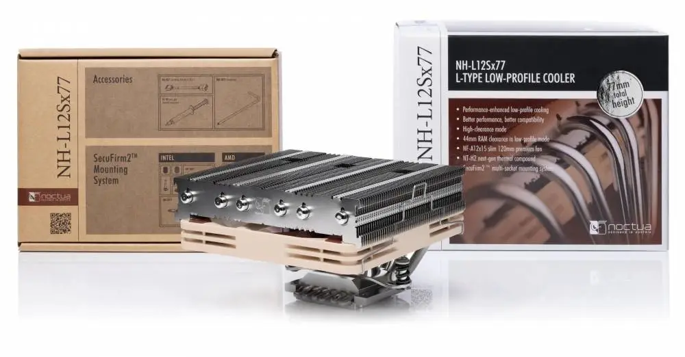 Охлаждане за процесор Noctua NH-L12Sx77 Low Profile CPU Cooler 