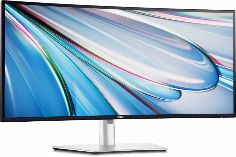 Монитор DELL UltraSharp U3425WE Curved 1900R, 34", IPS, WQHD 3440x1440, 120Hz, 5ms, USB Type-C, Thunderbolt 4, RJ-45 
