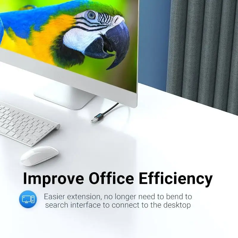 Vention Кабел USB 3.0  Extension AM / AF - 1.5M Black - CBHBG