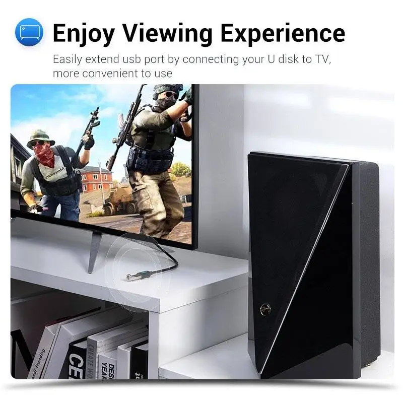 Vention Кабел USB 3.0  Extension AM / AF - 1.5M Black - CBHBG