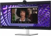 Монитор Dell P3424WEB Video Conferencing Monitor, 34" Curved, WQHD 3440x1440, 60Hz, 5ms, HDMI, DP, RJ-45, USB-C, KVM, WebCam