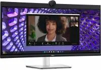 Монитор Dell P3424WEB Video Conferencing Monitor, 34" Curved, WQHD 3440x1440, 60Hz, 5ms, HDMI, DP, RJ-45, USB-C, KVM, WebCam