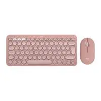 Комплект мишка и клавиатура LOGITECH Pebble 2 Розов - 920-012241