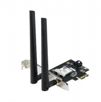 Безжичен адаптер ASUS PCE-AX1800 WiFi 6 PCI-e две външни антени и Bluetooth 5.2