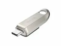 USB памет SanDisk Ultra Luxe, 64GB, USB 3.2 Gen 1, USB-C, Сребрист - SDCZ75-064G-G46
