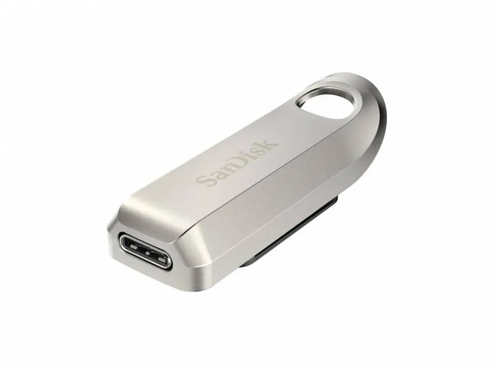 USB памет SanDisk Ultra Luxe, 128GB, USB 3.2 Gen 1, USB-C, Сребрист